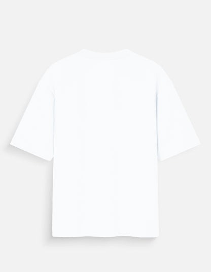 The Chosen By Mahakal oversized t-shirt back – Mahakal mythology tee DesiThreads