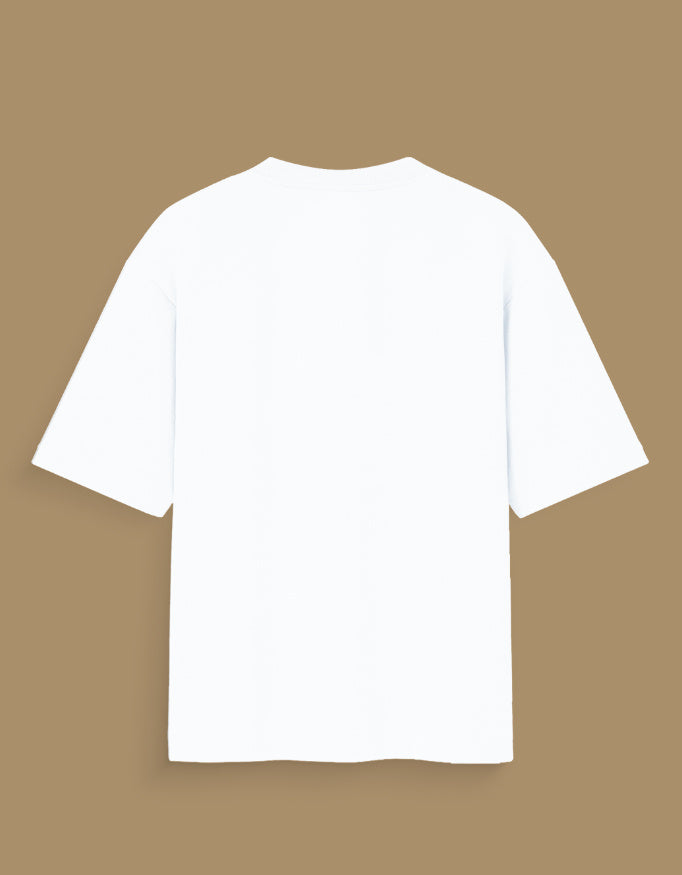 Destruction Is Just His Kindness oversized tee back view – Shiva mythology DesiThreads India