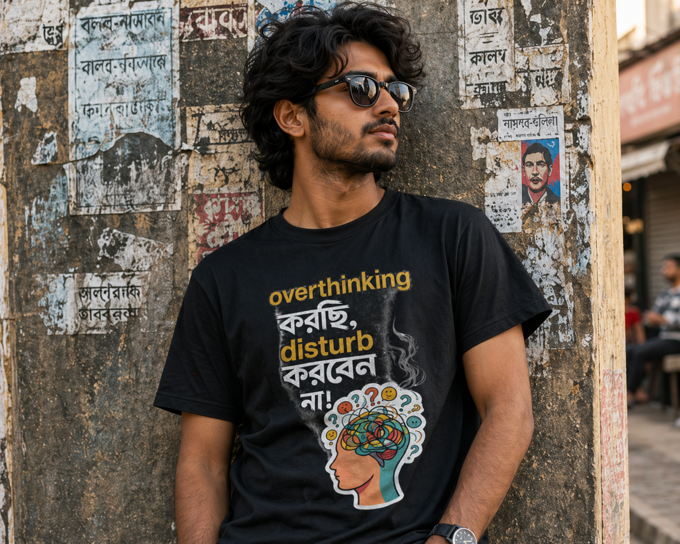 Overthinking Mode ON Crew T-Shirt