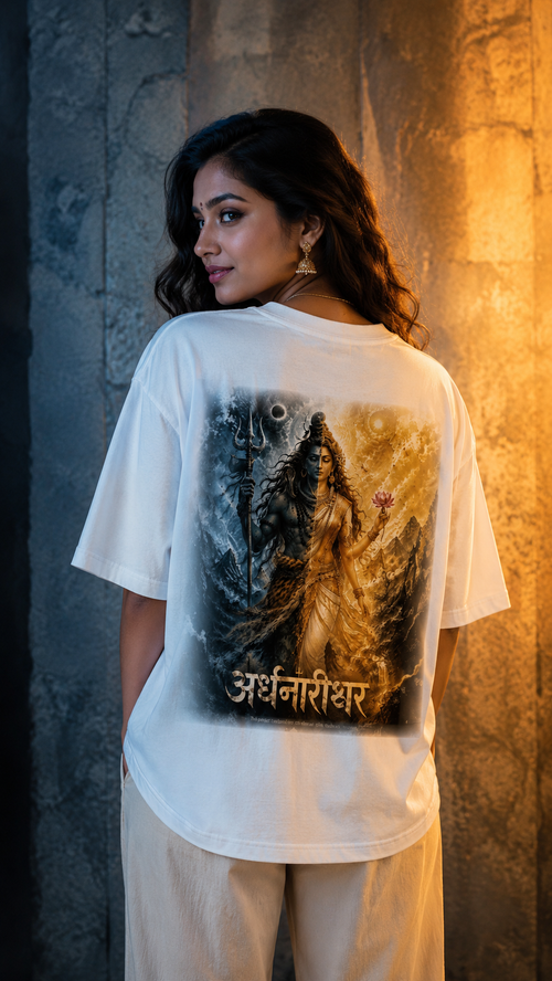 The Ardhanarishvara Oversized T-Shirt