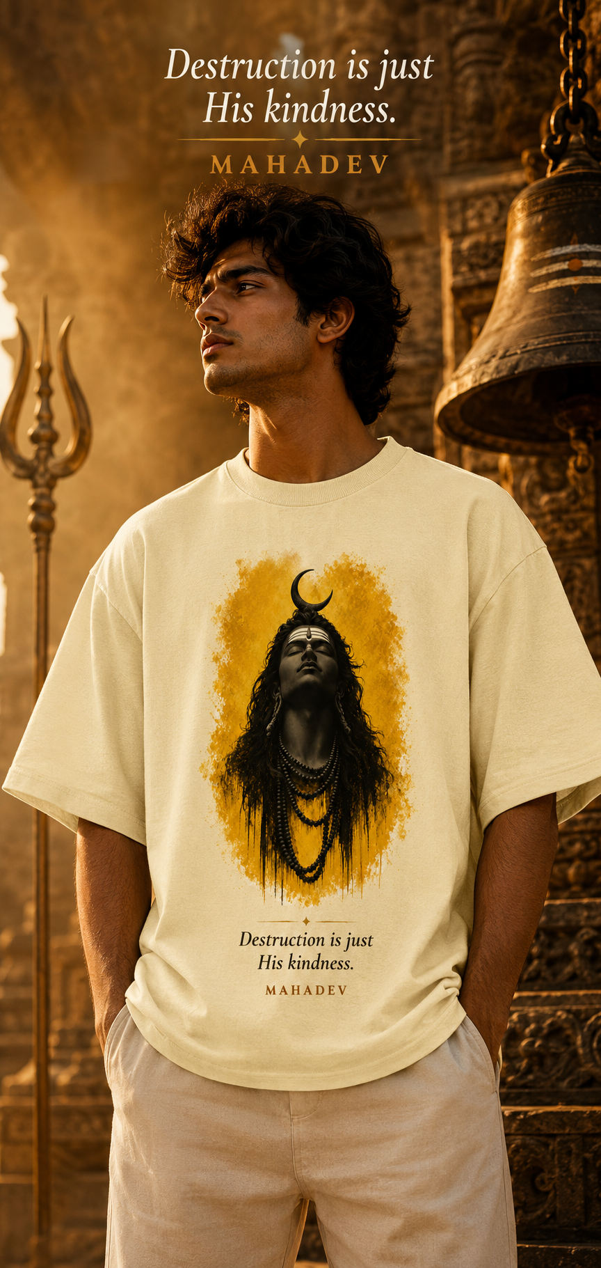 Destruction Is Just His Kindness Oversized T-Shirt