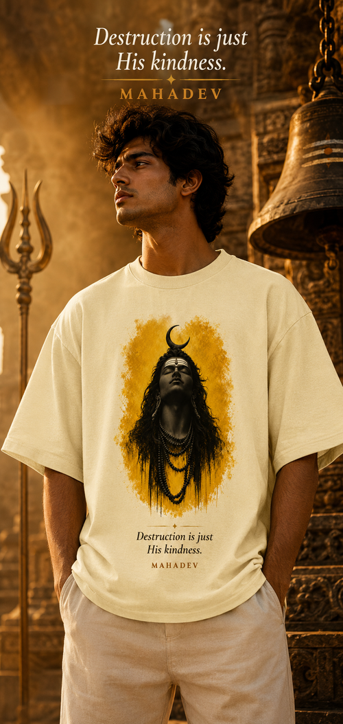 Destruction Is Just His Kindness Oversized T-Shirt