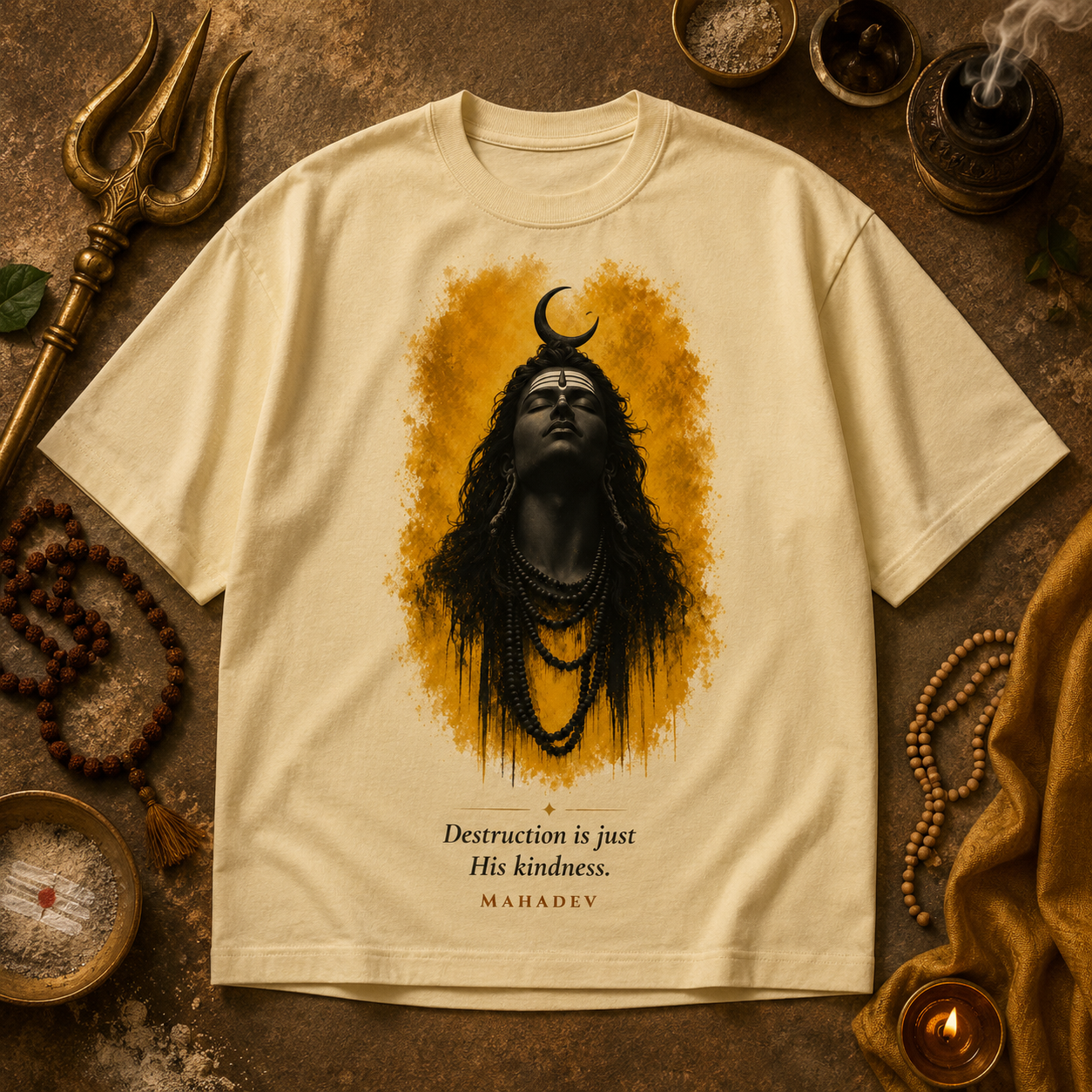 Destruction Is Just His Kindness Oversized T-Shirt