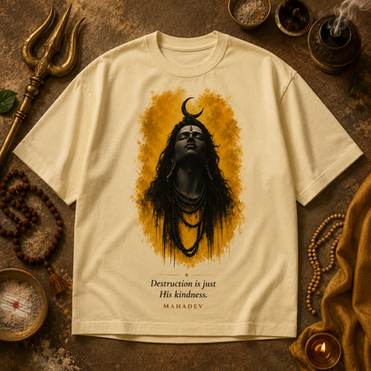 Destruction Is Just His Kindness Oversized T-Shirt