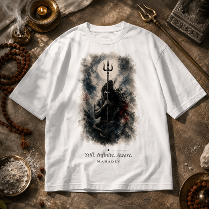 Still. Infinite. Aware. Oversized T-Shirt