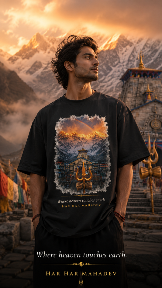 Where Heaven Touches Earth Oversized T-Shirt