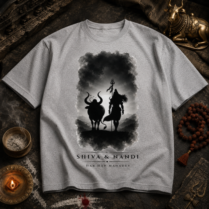 Shiva & Nandi Oversized T-Shirt