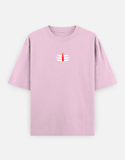 The Shiv Shakti Oversized T-Shirt - Black Front Lifestyle Shot - DesiThreads