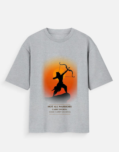 The Path of Dharma oversized tee – Ram dharma mythology Indian streetwear brand