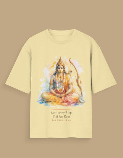 Still Had Ram oversized t-shirt size chart – unisex fit DesiThreads India