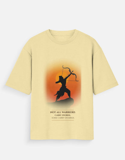 The Path of Dharma regular tee front – Ram dharma Indian streetwear DesiThreads